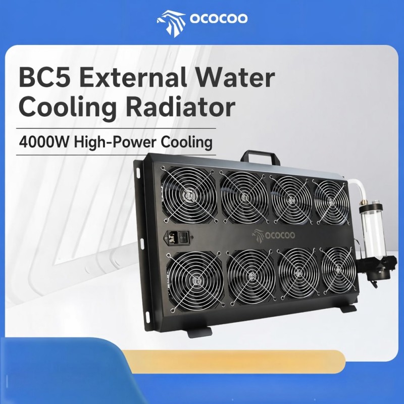 External Radiator Water Cooling Kit - OCOCOO Geïntegreerde Externe Waterkoelradiatorkit 4000W Hoge-Vermogen